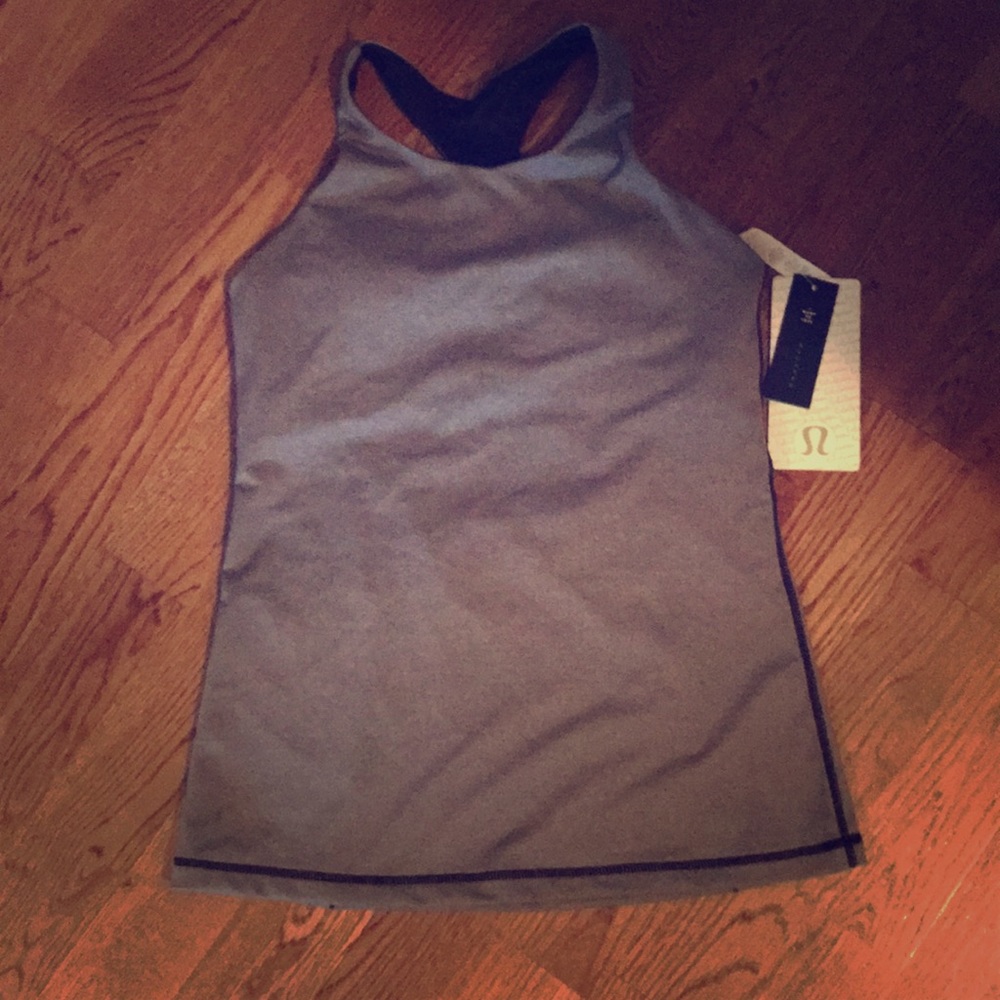 Lululemon Gray In Training Tank
